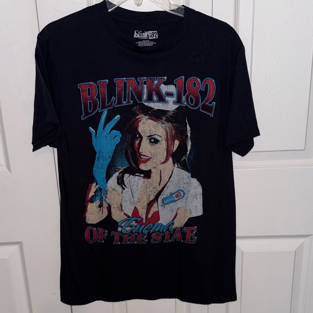 Blink-182 Enema of the State T Shirt - Short Sleeve, size M, Unisex